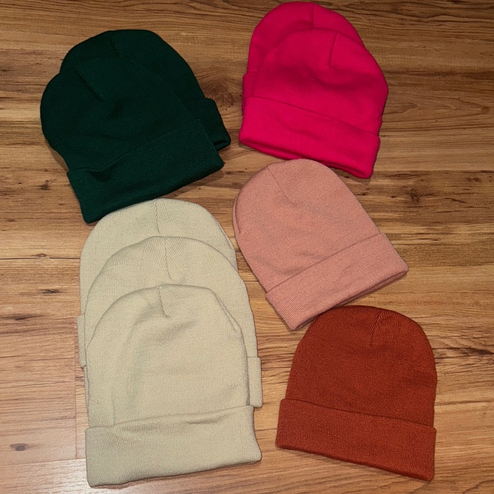 Set of 9 beanies